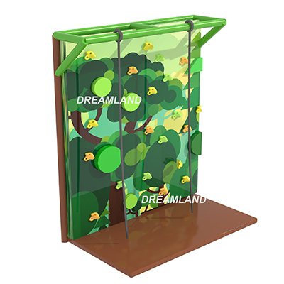 Forest Themed Indoor Playground Kids Soft Climbing Wall DLH0002