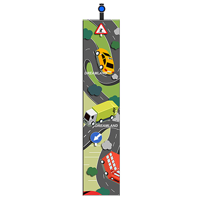 Highway Style PE Board Climbing Wall for Indoor Playground DLJ0006