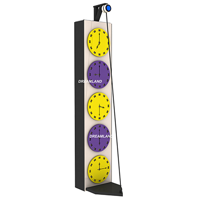 Clock shaped PE Board Climbing Wall Supplier Equipment DLJ0003