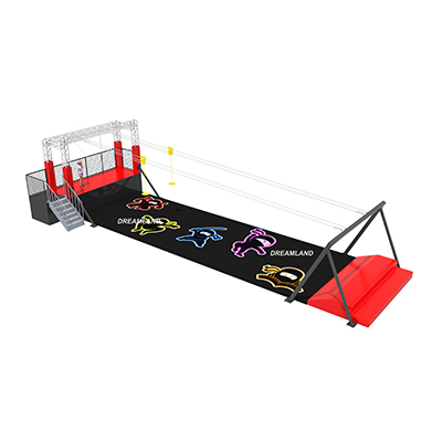 Ninja Themed Kids Zip Line for Trampoline Park DLM0004