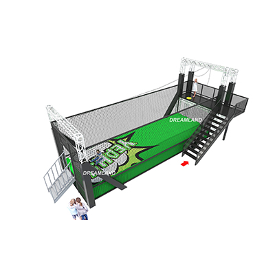 Customized Indoor Zip Line with Airbag DLM0001