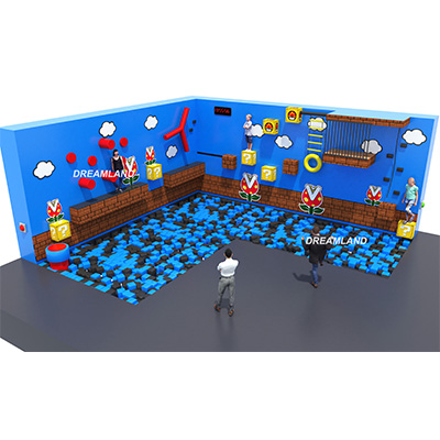 Game Themed Super Challenge Obstacle Wall DLSCW002