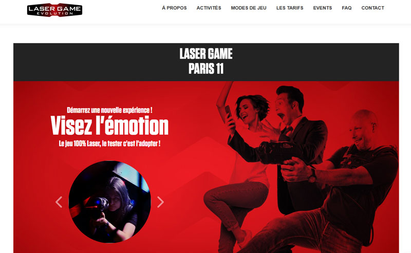 Laser Game Evolution