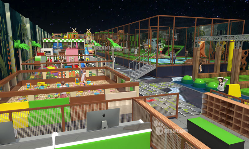 Indoor trampoline parks