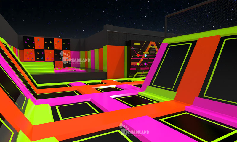 Trampoline attractions